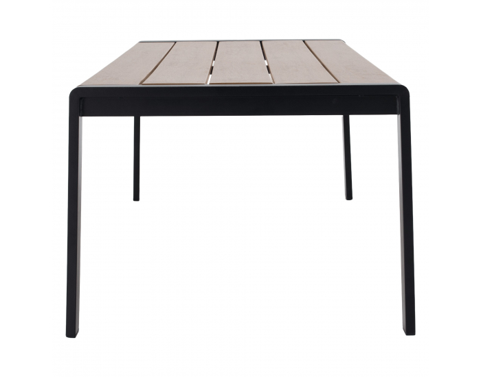 Záhradný set Borik - čierna / sivá 