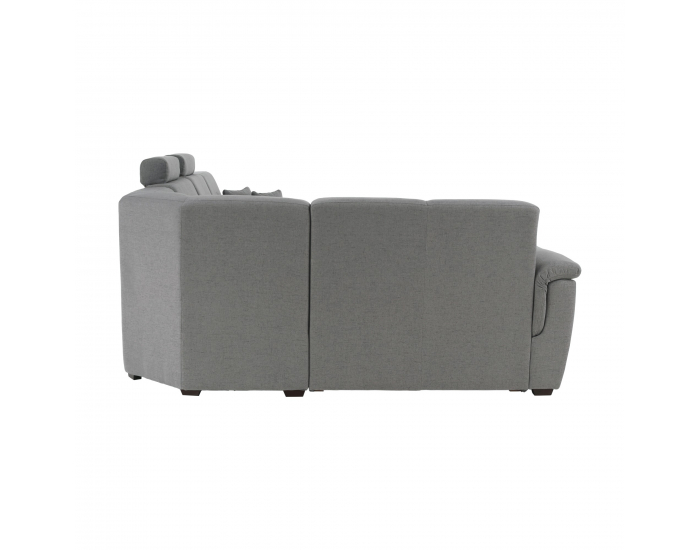 Rohová sedačka U s rozkladom a úložným priestorom Born U P - sivá