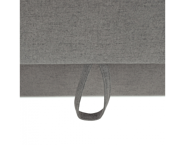 Rohová sedačka U s rozkladom a úložným priestorom Born U P - sivá