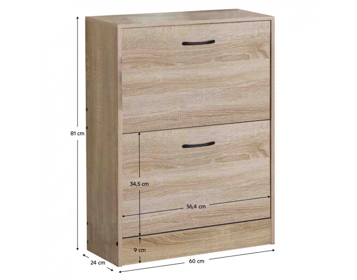 Botník (skrinka na topánky) Botnix - dub