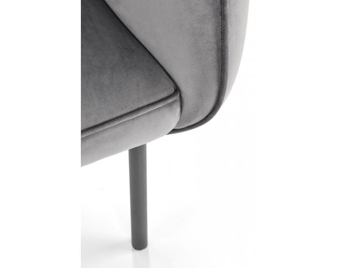 Kreslo Brasil - sivá / čierna