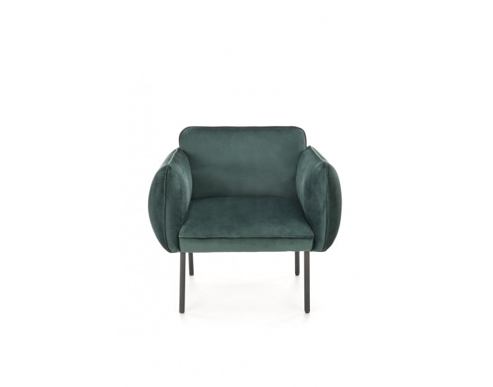 Kreslo Brasil - tmavozelená / čierna