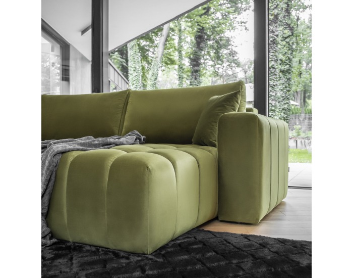 Rohová sedačka U s rozkladom Brava U P - béžová