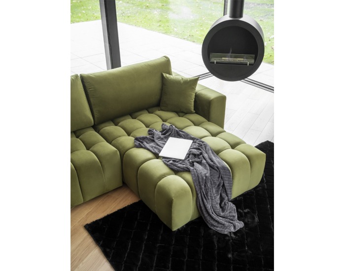 Rohová sedačka U s rozkladom Brava U P - béžová