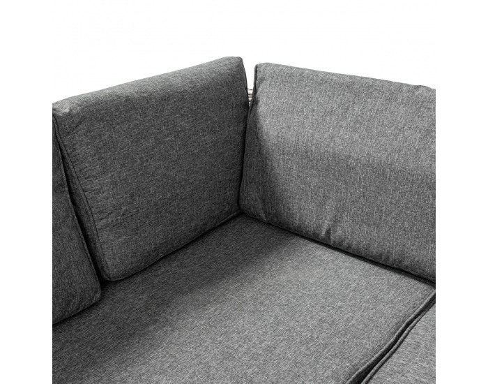 Záhradný nábytok z umelého ratanu Brillante - svetlosivá / sivá