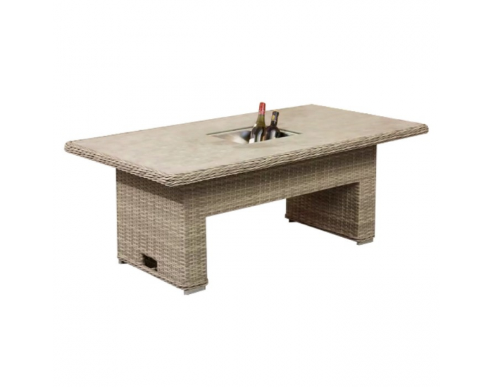 Záhradný set Bronte - hnedosivá / sivá