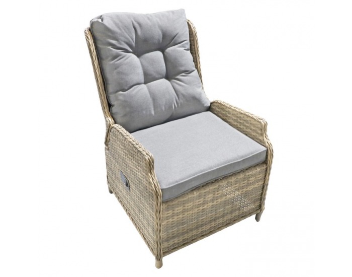 Záhradný set Bronte - hnedosivá / sivá