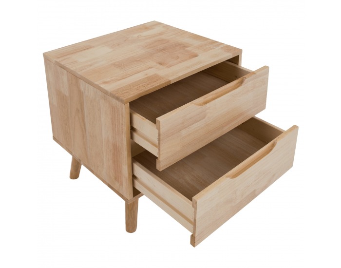 Nočný stolík Bruni - prírodná