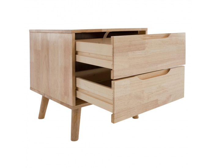 Nočný stolík Bruni - prírodná