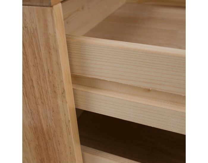 Nočný stolík Bruni - prírodná