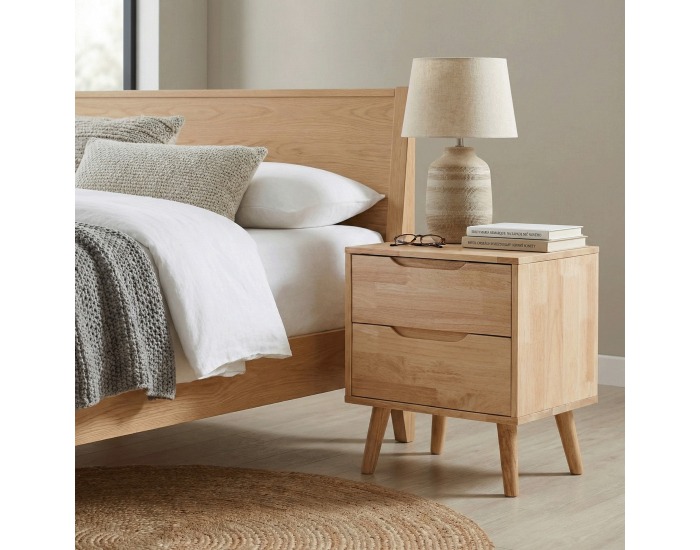 Nočný stolík Bruni - prírodná
