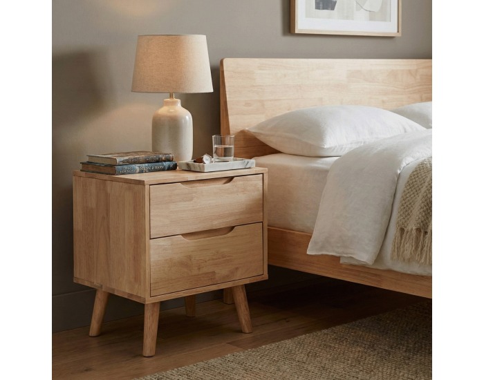 Nočný stolík Bruni - prírodná
