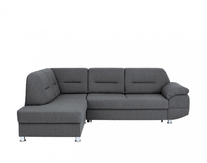 Rohová sedačka s rozkladom a úložným priestorom Alanis II L - sivá