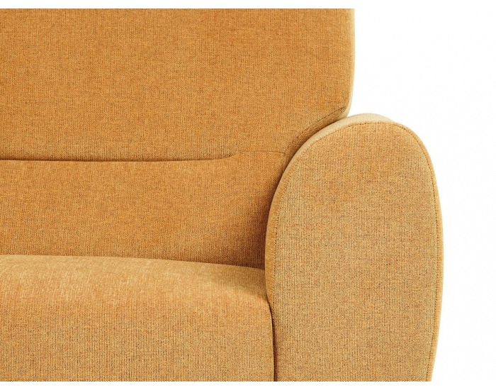 Rohová sedačka s rozkladom a úložným priestorom Algarve L - žltá