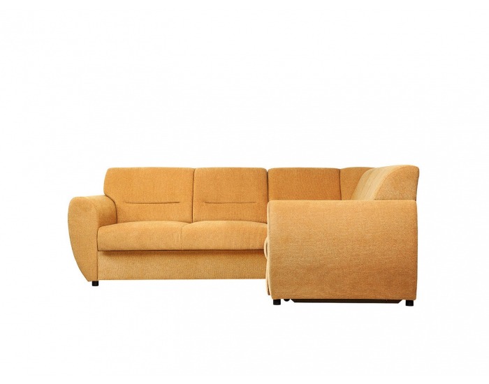 Rohová sedačka s rozkladom a úložným priestorom Algarve P - žltá