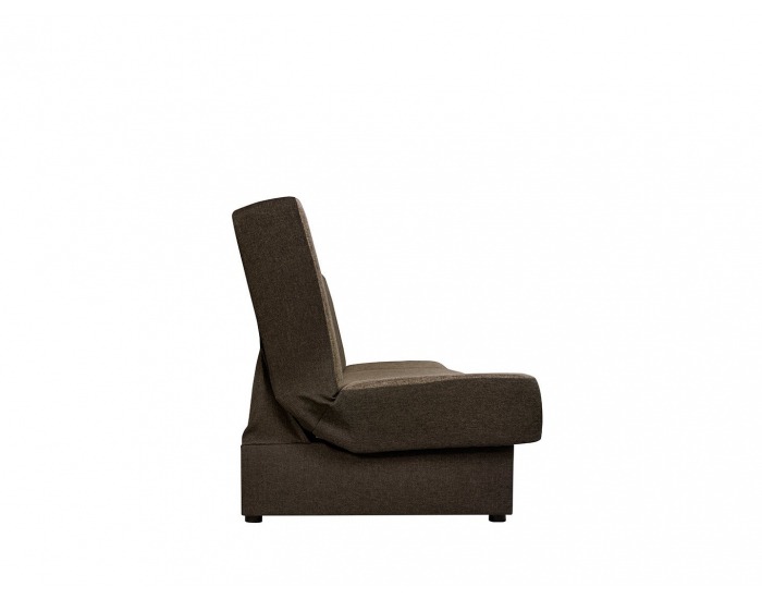 Pohovka s rozkladom a úložným priestorom Ania - hnedá / tmavohnedá