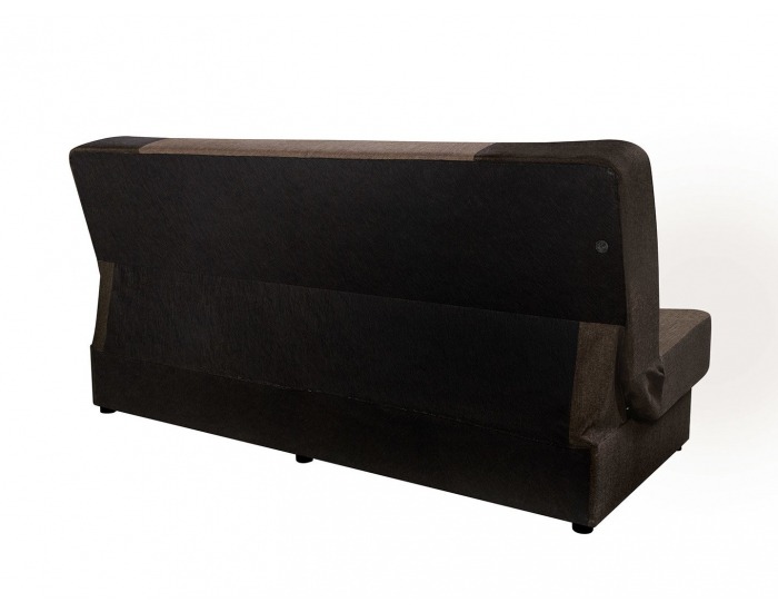 Pohovka s rozkladom a úložným priestorom Ania - hnedá / tmavohnedá