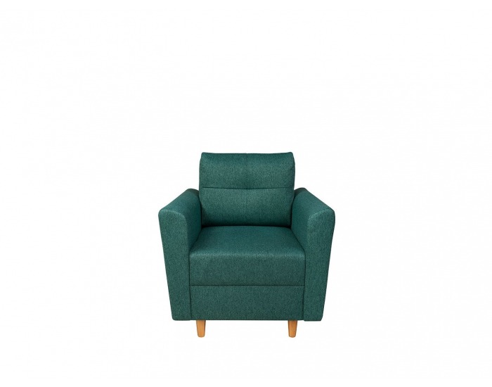 Kreslo Aradena - zelená / drevo (TX002)