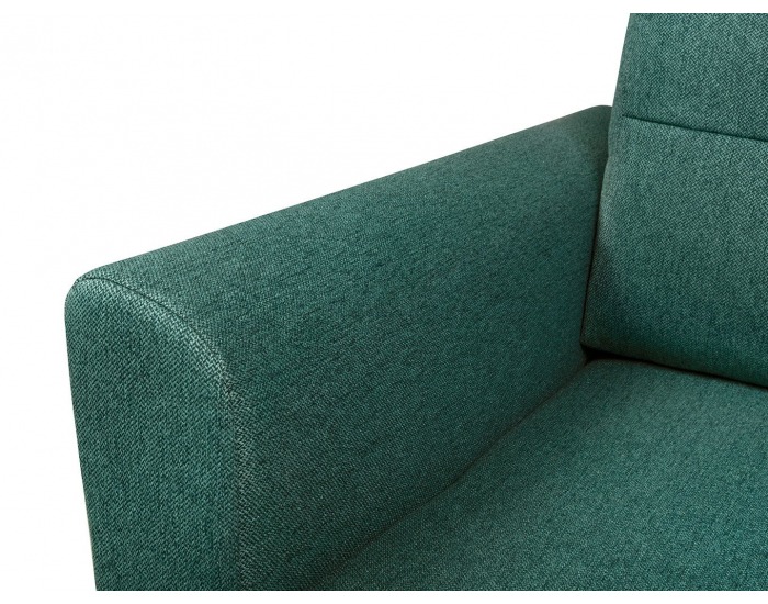 Kreslo Aradena - zelená / drevo (TX002)