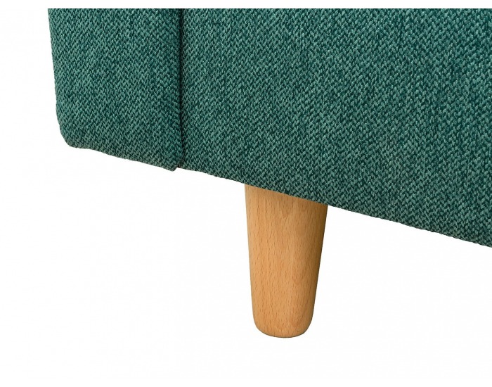 Kreslo Aradena - zelená / drevo (TX002)