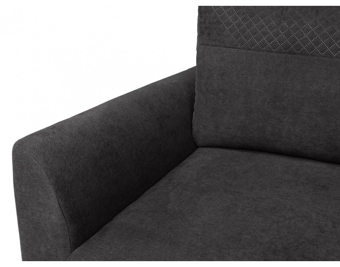 Rohová sedačka s rozkladom Arbon Lux L/P - čierna
