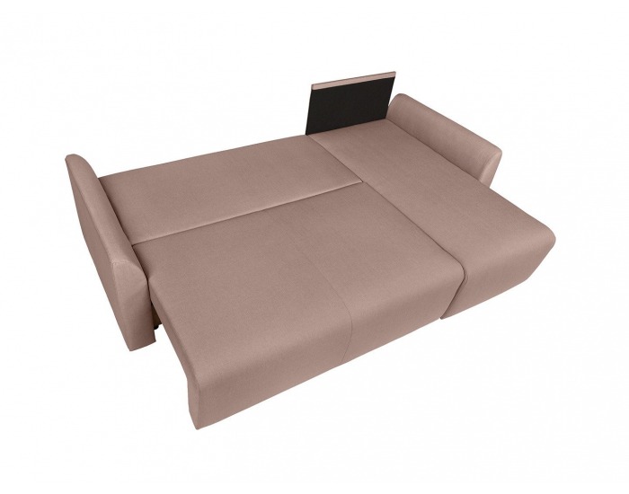 Rohová sedačka s rozkladom Arbon Lux L/P - ružová