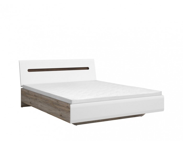 Posteľový rám Azteca LOZ/160 - dub san remo / biely lesk / wenge magia