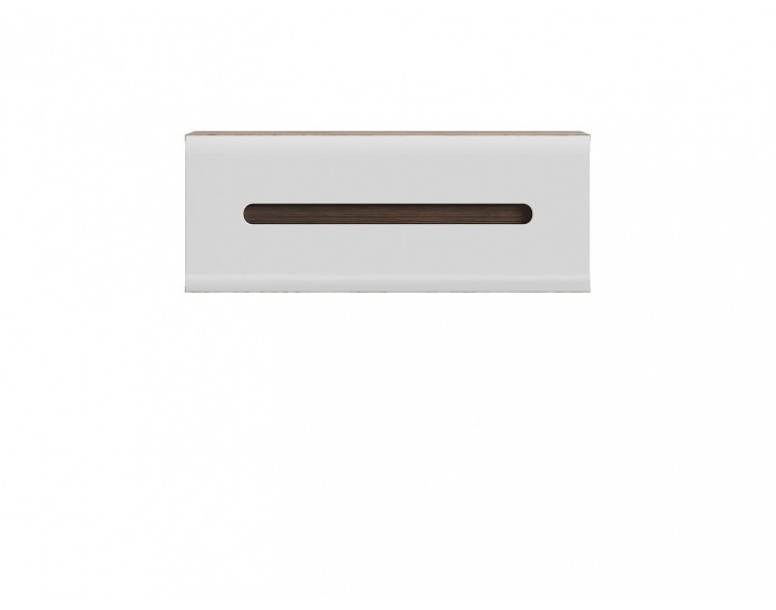 Skrinka na stenu Azteca SFW1K/4/11 - dub san remo / biely lesk / wenge magia