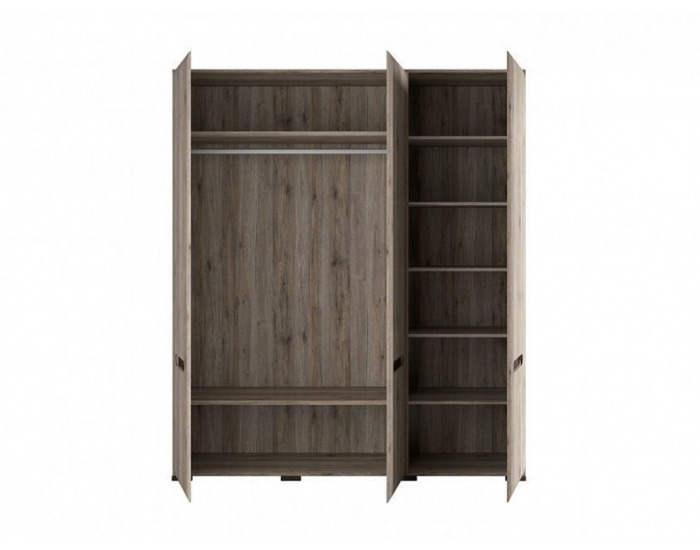 Šatníková skriňa Azteca SZF3D/21/18 - dub san remo / wenge magia