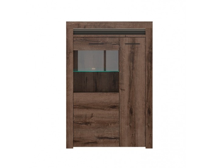 Vitrína Baylar REG1W1D/100 - dub monastery