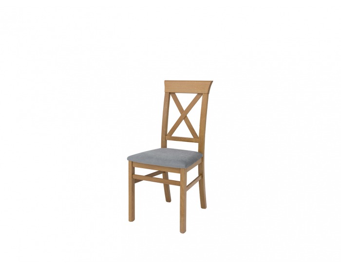 Jedálenská stolička Bergen - smrekovec sibiu zlatý / sivá