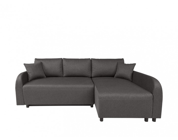 Rohová sedačka s rozkladom Bonao Lux L/P - tmavosivá