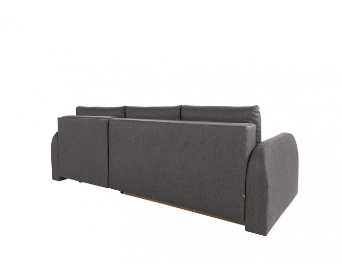 Rohová sedačka s rozkladom Bonao Lux L/P - tmavosivá