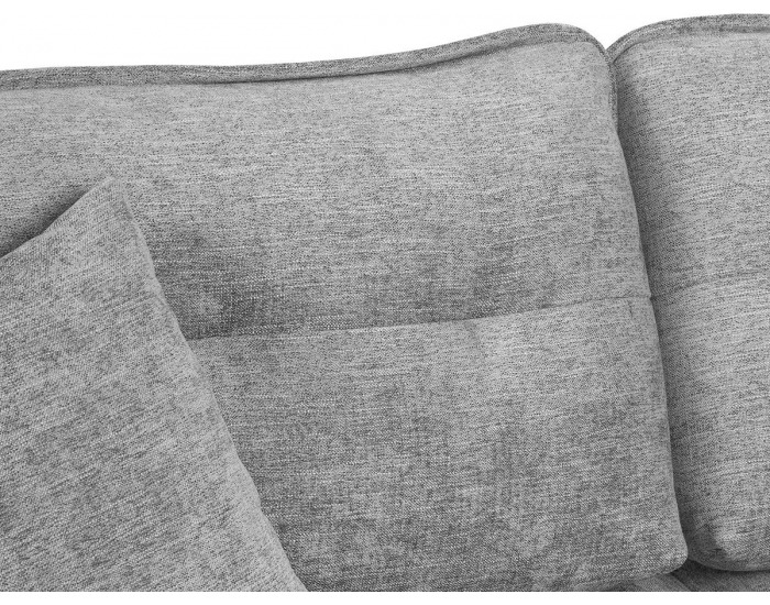 Rohová sedačka s rozkladom a úložným priestorom Borden Lux L - sivá