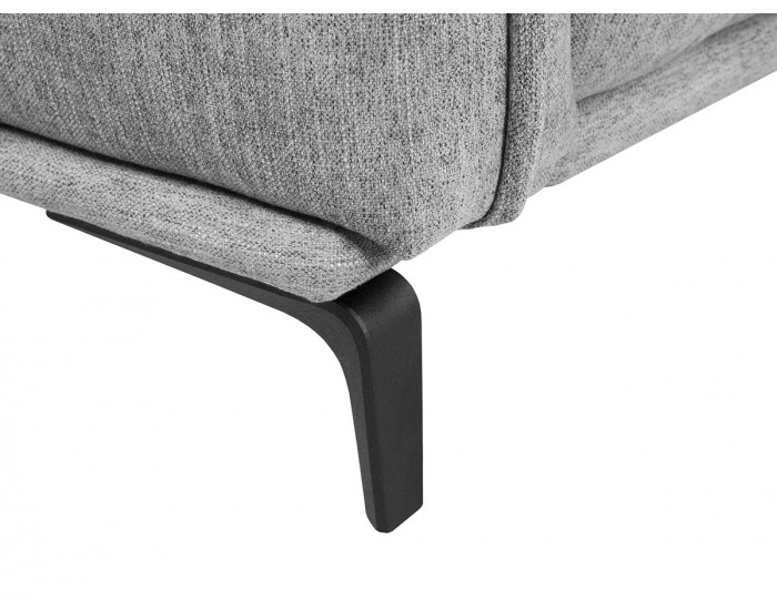 Rohová sedačka s rozkladom a úložným priestorom Borden Lux L - sivá