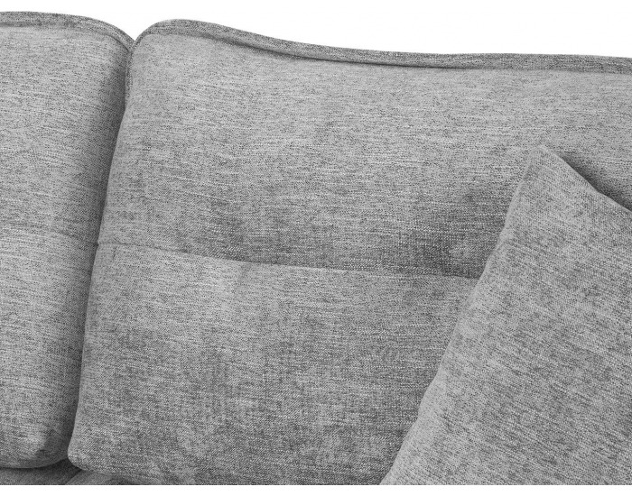 Rohová sedačka s rozkladom a úložným priestorom Borden Lux P - sivá