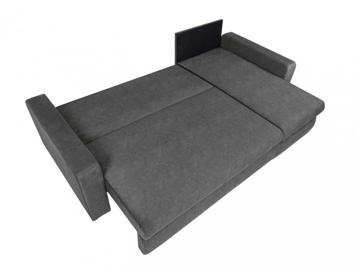 Rohová sedačka s rozkladom a úložným priestorom Brag Lux L/P - sivá