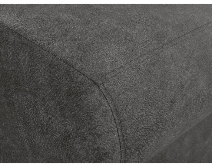 Rohová sedačka s rozkladom a úložným priestorom Brag Lux L/P - sivá