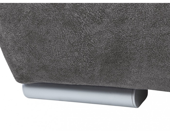 Rohová sedačka s rozkladom a úložným priestorom Brag Lux L/P - sivá