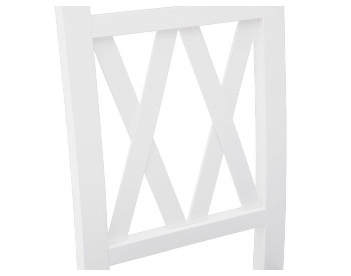 Jedálenská stolička Cannet - biela / sivá