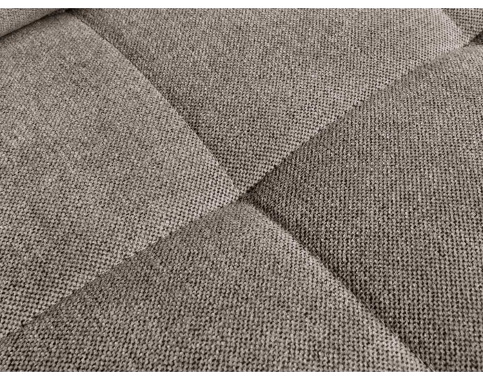 Rohová sedačka s rozkladom Carl II Lux L - hnedá