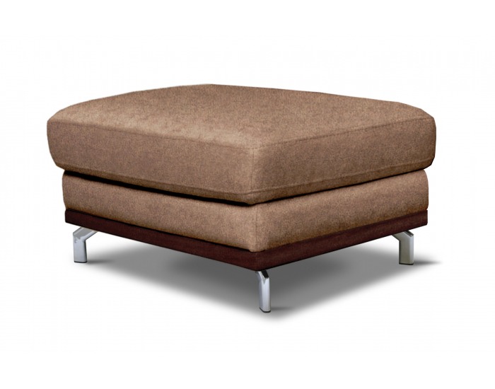 Taburetka Carmen - hnedá / drevo (DR2219) / chróm