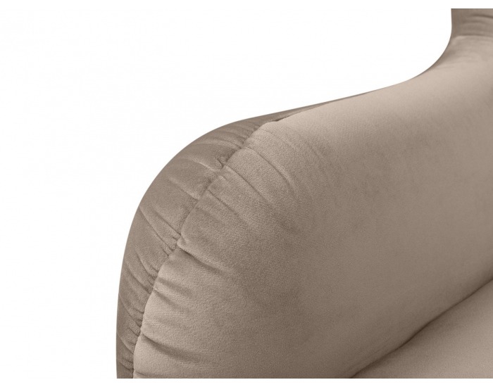 Kreslo (ušiak) Casey - béžová / drevo (TX061)