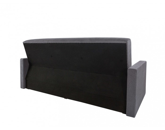 Pohovka s rozkladom a úložným priestorom Daka - sivá