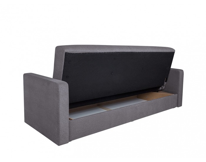 Pohovka s rozkladom a úložným priestorom Daka - sivá