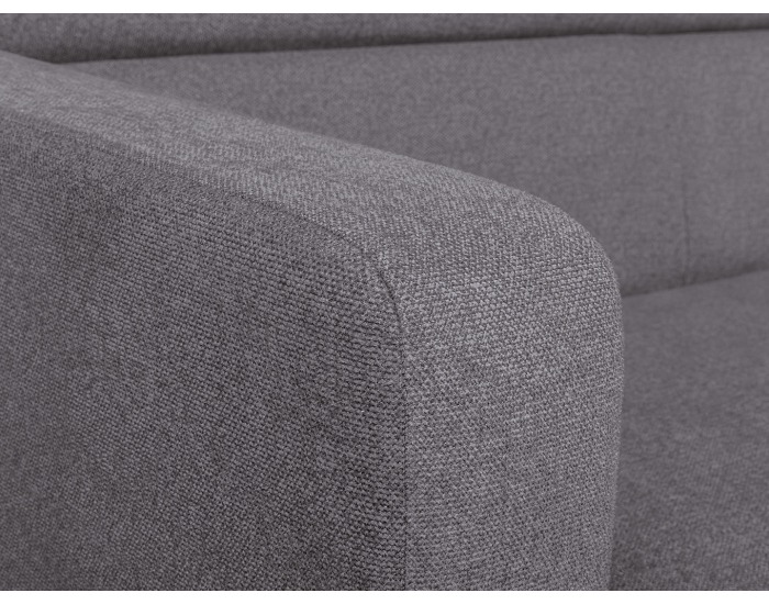 Pohovka s rozkladom a úložným priestorom Daka - sivá