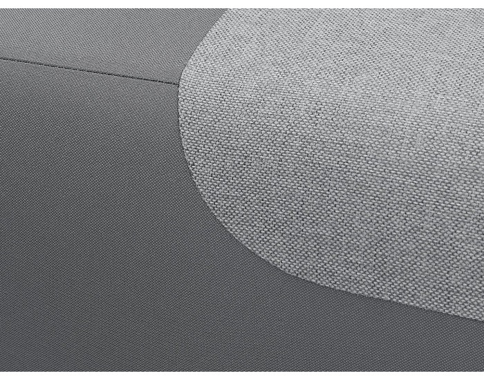 Pohovka s rozkladom a úložným priestorom Daria III Lux - sivá / tmavosivá