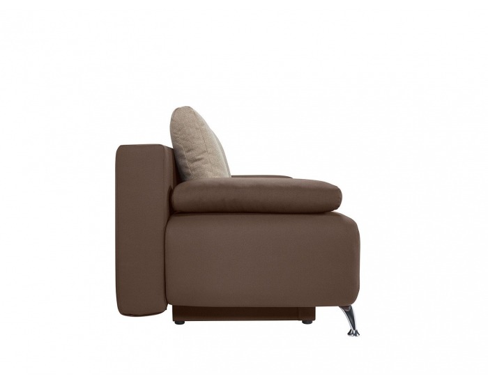 Pohovka s rozkladom a úložným priestorom Daria III Lux - svetlohnedá / hnedá