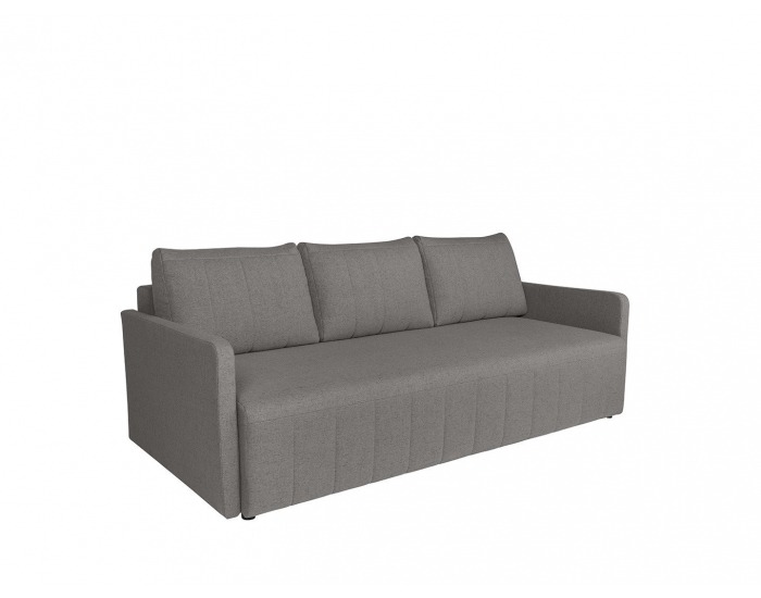 Pohovka s rozkladom a úložným priestorom Dessa Lux - sivá