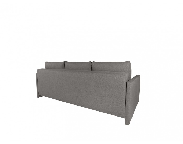 Pohovka s rozkladom a úložným priestorom Dessa Lux - sivá